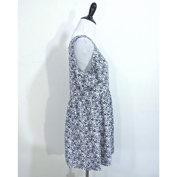 Doe & Rae Cold Shoulder Print Dress - Size Large Womens L - Picture 6 of 9